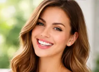 Smiling woman showcasing bright, healthy teeth after cosmetic dentistry in Moreno Valley, highlighting natural-looking smile enhancement and confident results.